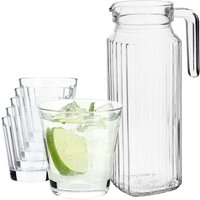 Szklanki Blera 175 ml 6 szt + dzbanek Bargano 1,1L
