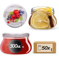 Słoiki na przetwory Raja 300ml fi 82 mm 50szt + wieczko Owoce