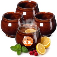 Kubek kamionkowy Olympia 0.3L, 4 szt.
