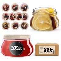 Słoiki na przetwory Raja 300ml 100szt fi 82 mm + wieczka "Drób"