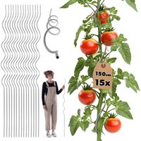 Tyczka spiralna do roślin Lestre aluminiowa 150 cm 15 szt.