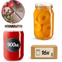 Słoiki na przetwory Simo 900ml fi 82 mm 48szt + wieczko Warzywa