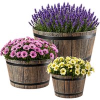 Donica na kwiaty Sori 30, 40, 50 cm, mokka