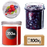 Słoiki na przetwory Avila 350ml fi 82 mm 100szt + wieczko Owoce