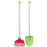 Fiskars 1062473 My First Fiskars Zestaw: szpadel i grabie