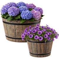 Donica na kwiaty Sori 30, 40 cm, mokka