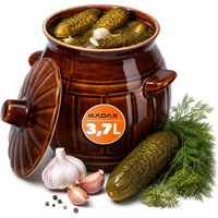 Beczka kamionkowa Helios 3.7L, z pokrywką