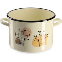 Garnek Emaliowany Luca 4.4L, liście