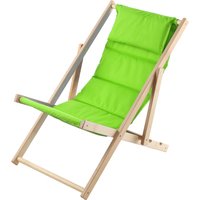 Leżak drewniany Troia 63 x 81, limonkowy