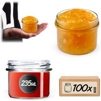 Słoiki na przetwory Tartu 235ml 100szt fi 82 mm bez wieczka