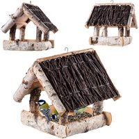 Karmnik dla ptaków z brzozy Revel 26 x 25 cm