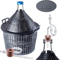 Zestaw winiarski balon 15L + korek nr.3 + plastikowa rurka