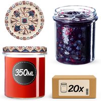 Słoiki na przetwory Avila 350ml fi 82 mm 20szt + wieczko Ceramics 3