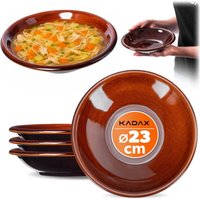 Talerz kamionkowy głęboki Olympia 23 cm, 4 szt.