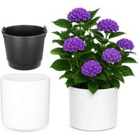 Doniczka z wkładem Piniere 47 x 45 cm biała