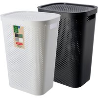 Kosze z pokrywką Curver Infinity 60L mix kolorów, 2 szt.