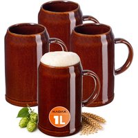 Kufel kamionkowy Olympia 1L, 4 szt.