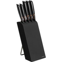 Fiskars 1003099 Edge Zestaw 5 noży w bloku: nóż do skrobania, nóż