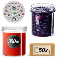 Słoiki na przetwory Avila 350ml fi 82 mm 50szt + wieczko Kaszuby