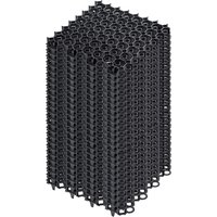 Kratka parkingowo-ogrodowa Forsa 50 x 50 cm 24 szt. 6 m² czarna