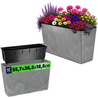 Donica ogrodowa Sorbo 56cm szary beton