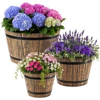 Donica na kwiaty Sori 23, 30, 40 cm, mokka