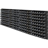 Tablica warsztatowa Lokke 252 elementy 232 x 78 cm, czarna