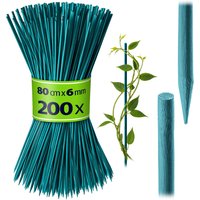 Bambusowe tyczki do roślin Panon 80 cm x 6 mm zielone 200 szt.