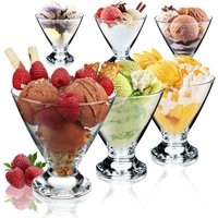 Pucharki do lodów i deserów Fox 460 ml, 6 szt.