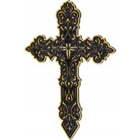 Krzyż metalowy na lodówkę 12 x 9 cm