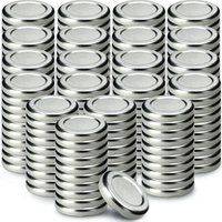 Metalowe wieczka do słoików i butelek 200szt fi 38mm srebrne