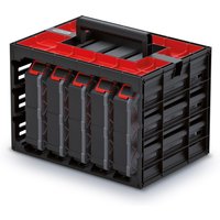 KISTENBERG Zestaw Organizerów w walizie Tager CASE 30 B - KTC30256B - czarny