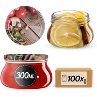 Słoiki na przetwory Raja 300ml fi 82 mm 100szt + wieczko Warzywa