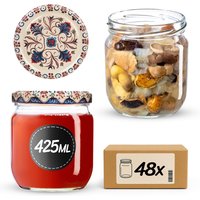 Słoiki na przetwory Salla 425ml fi 82 mm 48szt + wieczko Ceramics 3