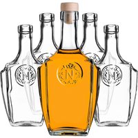 Szklana butelka na nalewkę Faenza 500ml z korkiem syntetycznym 50 szt.