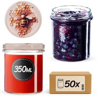 Słoiki na przetwory Avila 350ml fi 82 mm 50szt + wieczko Pszczoła