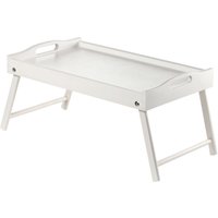 Stolik śniadaniowy Solia, pod laptopa, 50 cm, biały