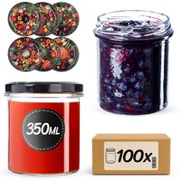 Słoiki na przetwory Avila 350ml fi 82 mm 100szt + wieczko Warzywa mix