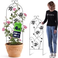 Podpora ogrodowa Unverre 120 x 40 cm liście 4 szt.