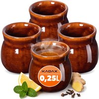 Kubek kamionkowy Olympia 0.25L, 4 szt.