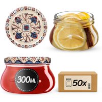 Słoiki na przetwory Raja 300ml fi 82 mm 50szt + wieczko Ceramics 3