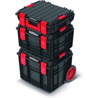 KISTENBERG Zestaw Skrzyń narzędziowych C Block PRO 3w1 80 - KXCS454080 - czarny