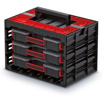 KISTENBERG Zestaw Organizerów w walizie Tager CASE 40 S - KTC40306S - czarny