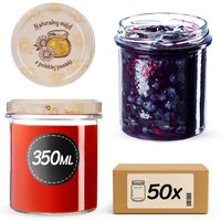 Słoiki na przetwory Avila 350ml fi 82 mm 50szt + wieczko Miód z pasieki