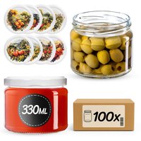 Słoiki na przetwory Sonka 330ml fi 82 mm 100szt + wieczko Fruit heart