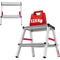 Drabina aluminiowa dwustronna Telti 2 stopnie