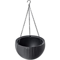 Doniczka wisząca Keter 35 cm, antracyt