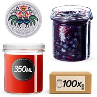 Słoiki na przetwory Avila 350ml fi 82 mm 100szt + wieczko Kogut