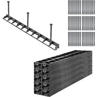 Obrzeże trawnikowe Raberg 102 x 8 cm, 20 szt. + kotwy 60 szt.