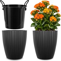 Doniczka Lunet antracyt 25 cm